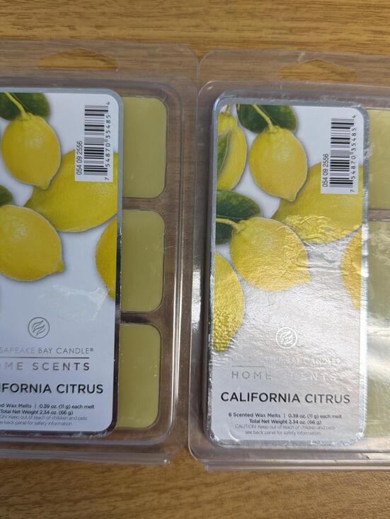 Other - Chesapeake Bay Candle Scented Wax Melts, California Citrus, Set of 2 Packs